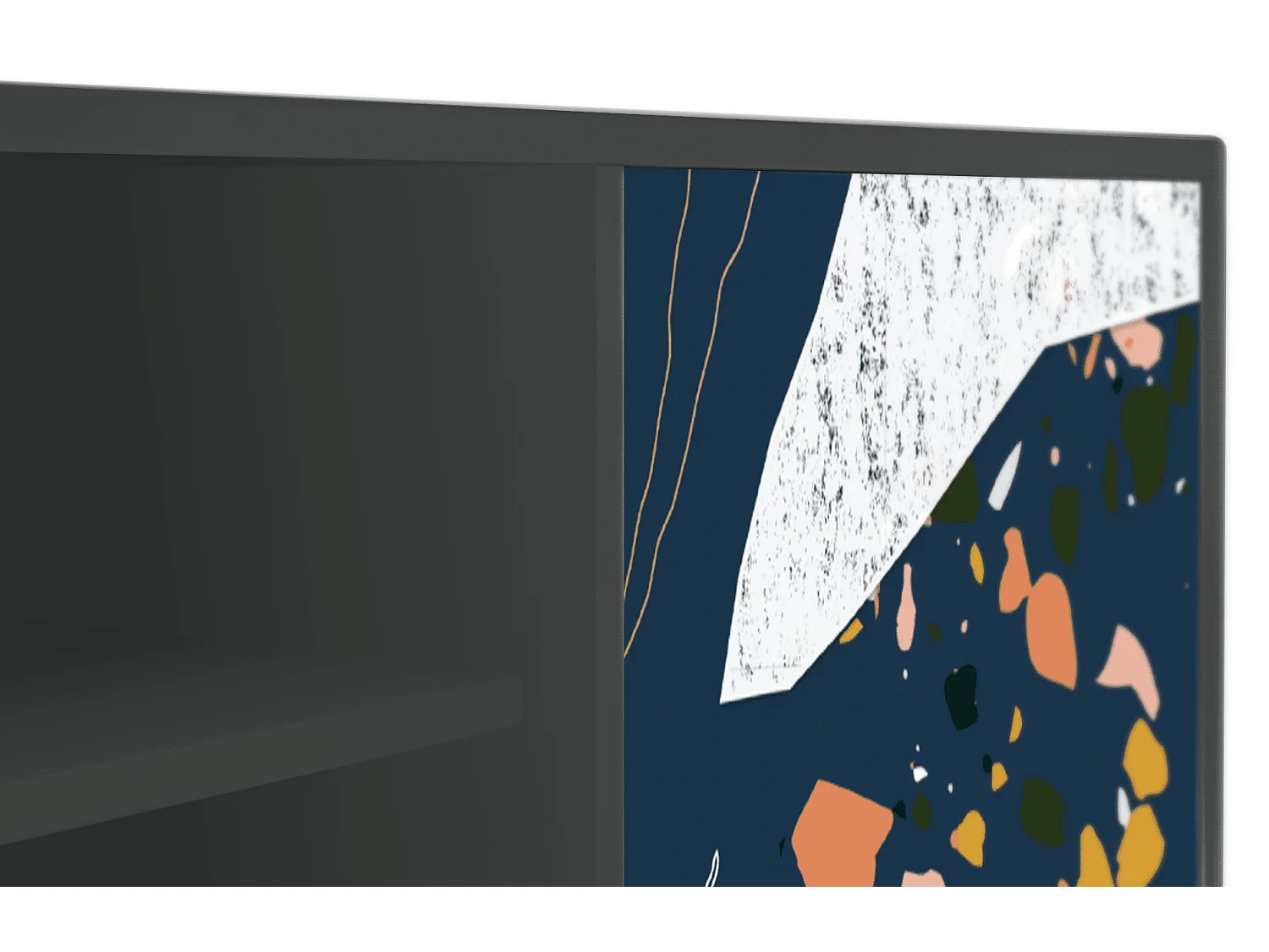 Meuble TV - 170х69х48 cm - T2 - Nude Iceberg, Anthracite