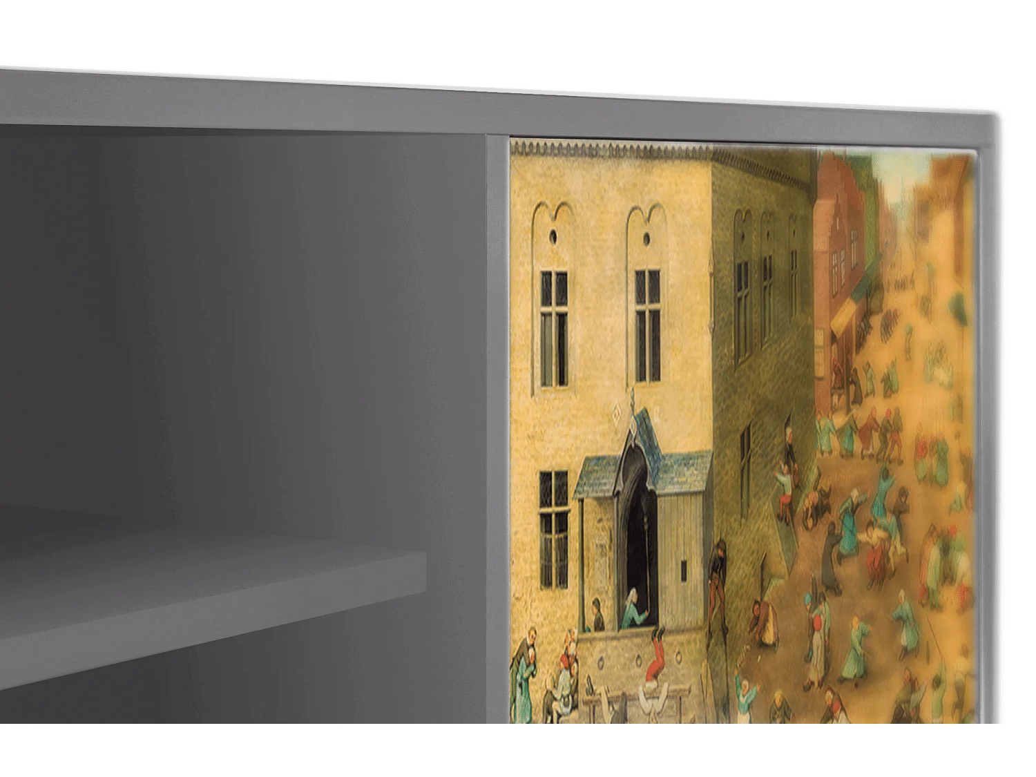 Mueble de TV - 170х69х48 cm - T2 - Children Games, Gris