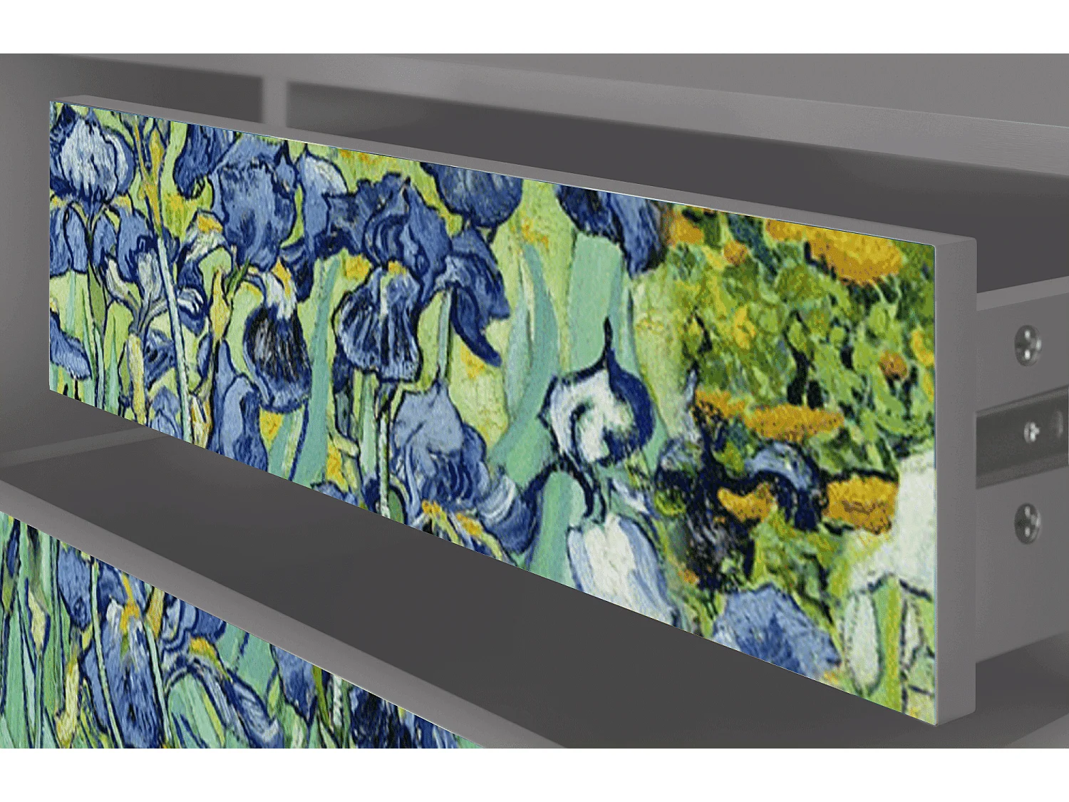 Mueble de TV - 170х59х48 cm - T4 - Irises , Gris