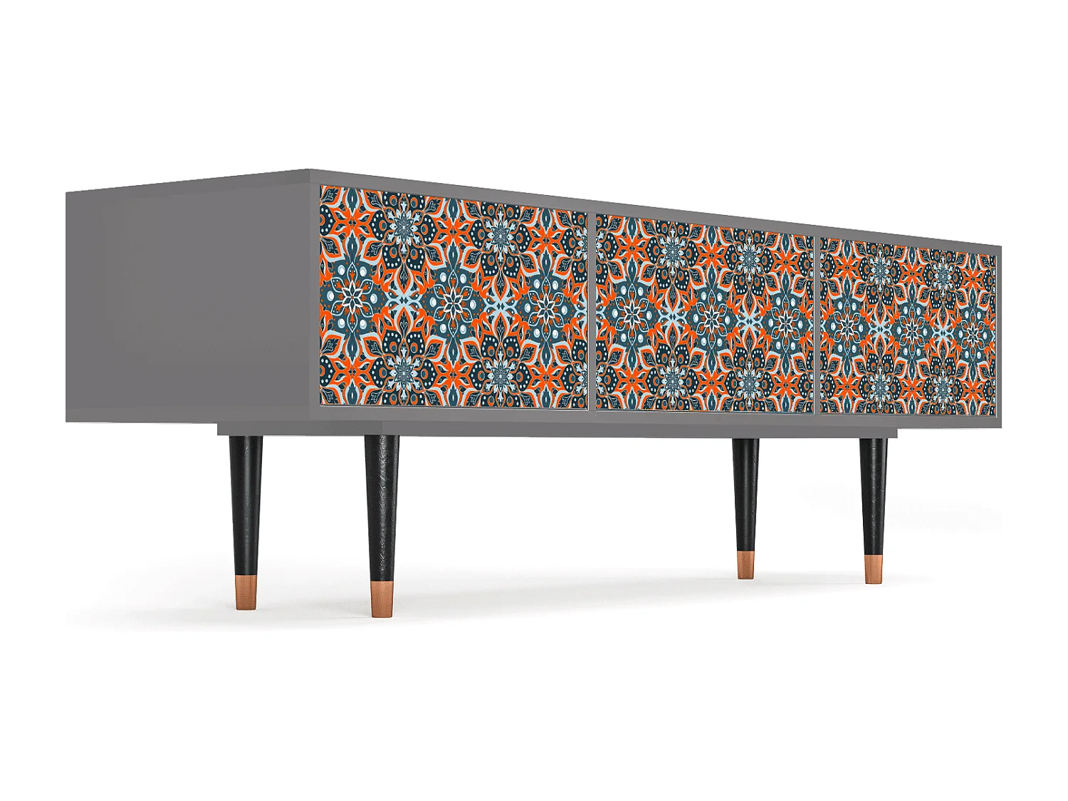 Mobile TV - 170х59х48 cm - T4 - Fire Beetle, Grigio