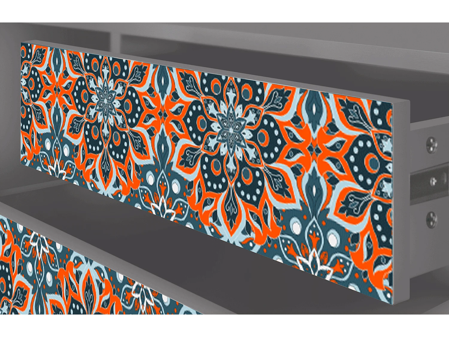 Mobile TV - 170х59х48 cm - T4 - Fire Beetle, Grigio