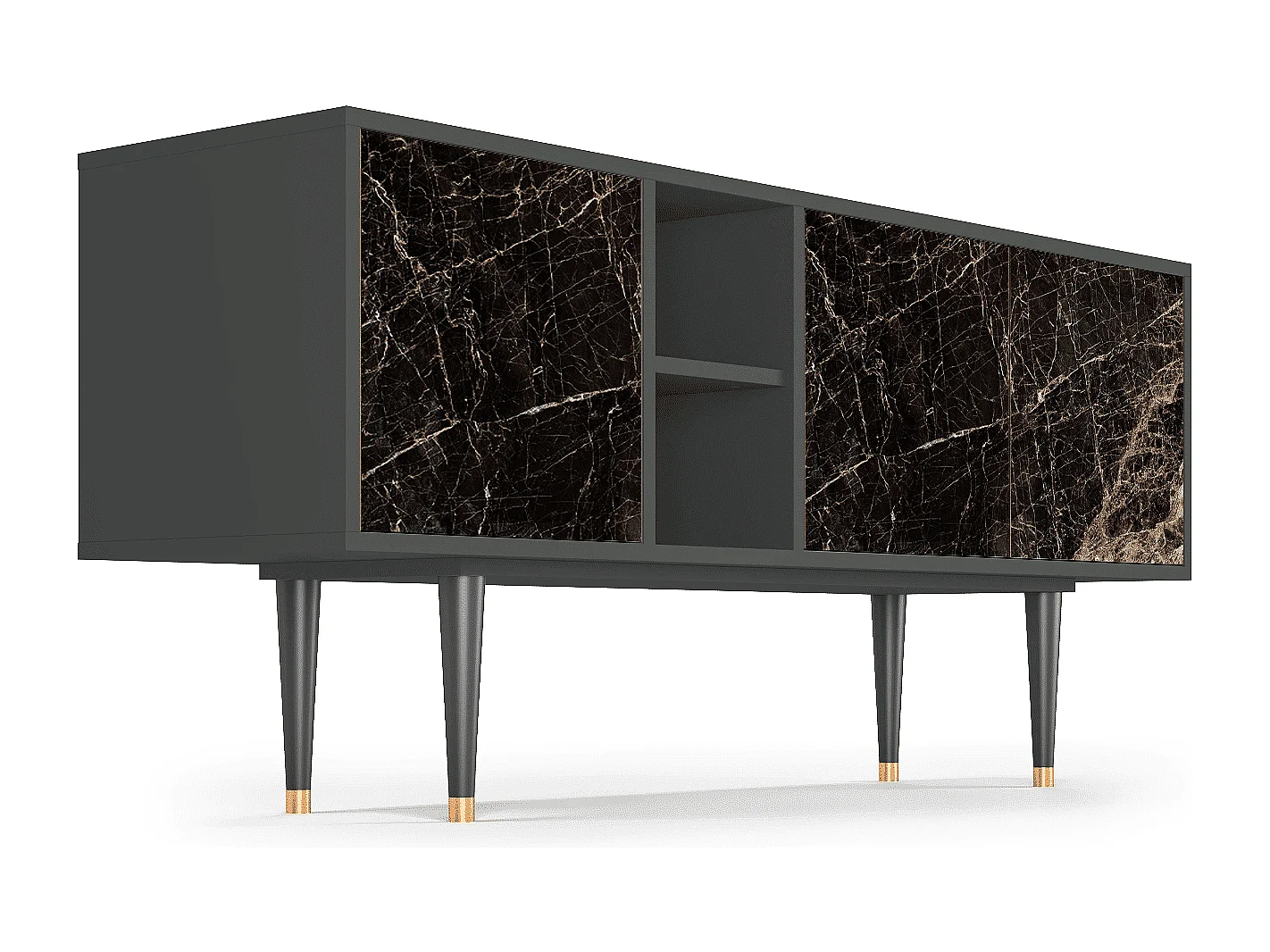 TV-meubel - 150х69х41 cm - T5 - Night Abyss, Antraciet