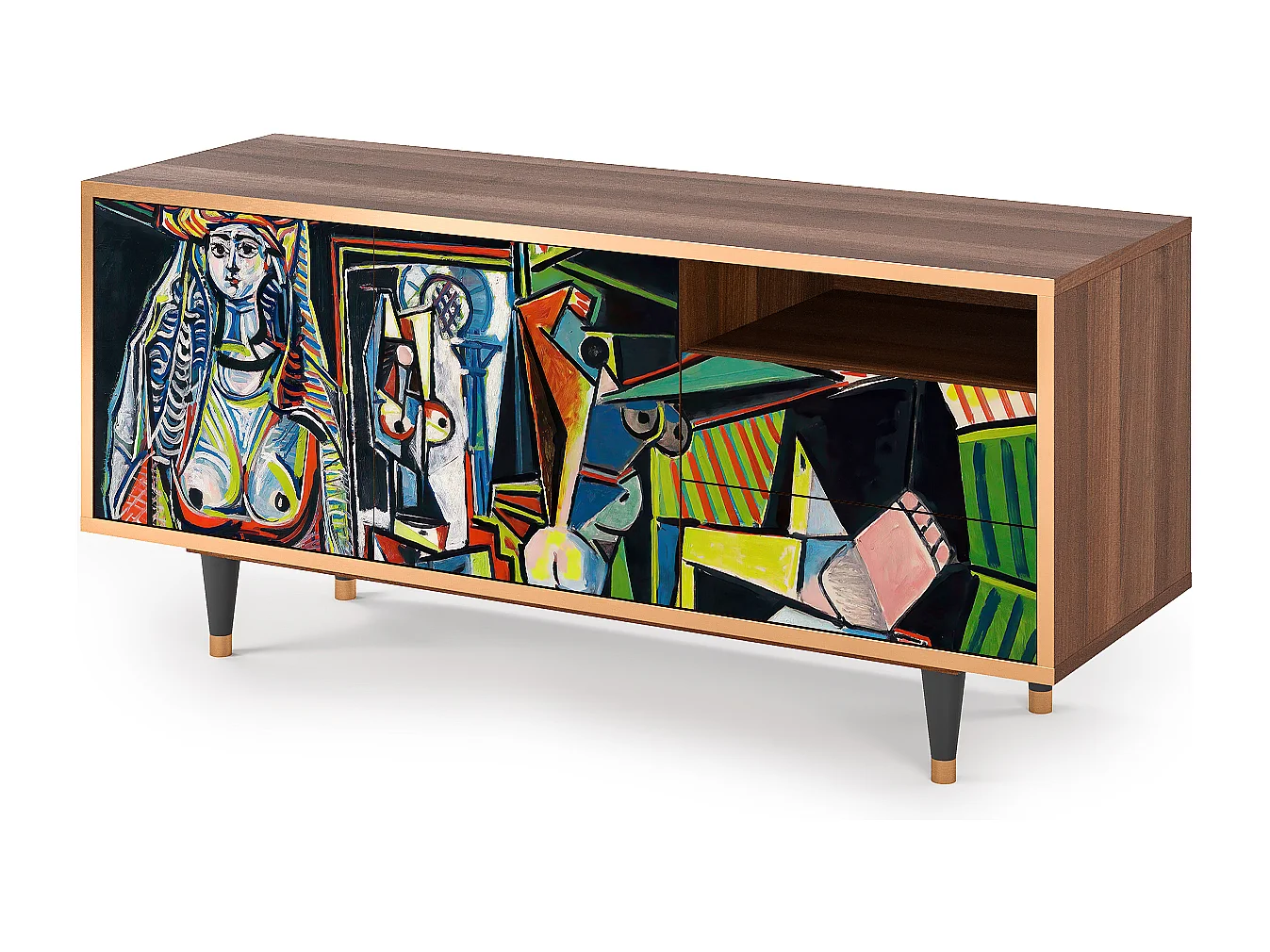 Mobile TV - 125х56х41 cm - T7 - Women of Algiers, Noce