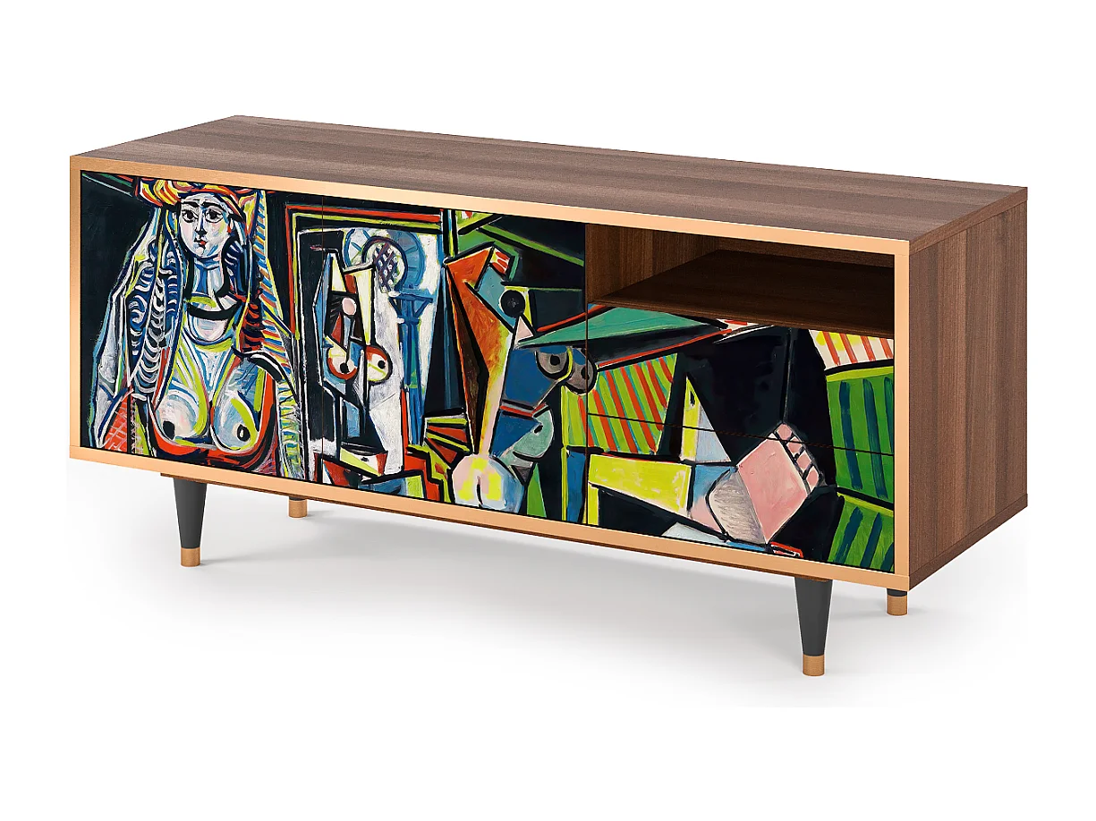 Mobile TV - 125х56х41 cm - T7 - Women of Algiers, Noce