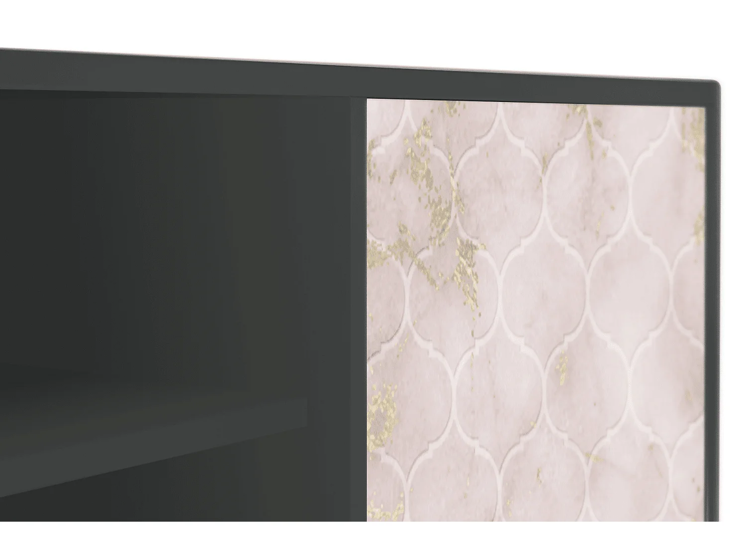 Meuble TV - 170х69х48 cm - T2 - Dirty Roses, Anthracite