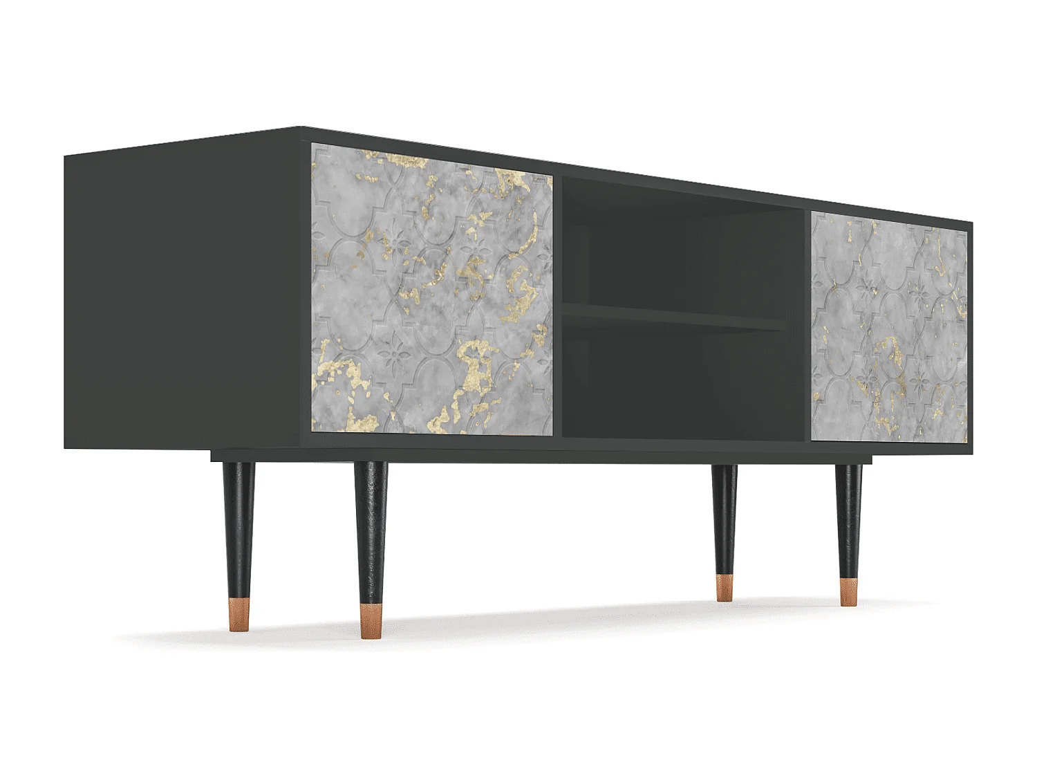 Mueble de TV - 170х69х48 cm - T2 - Mariana Trench, Antracite