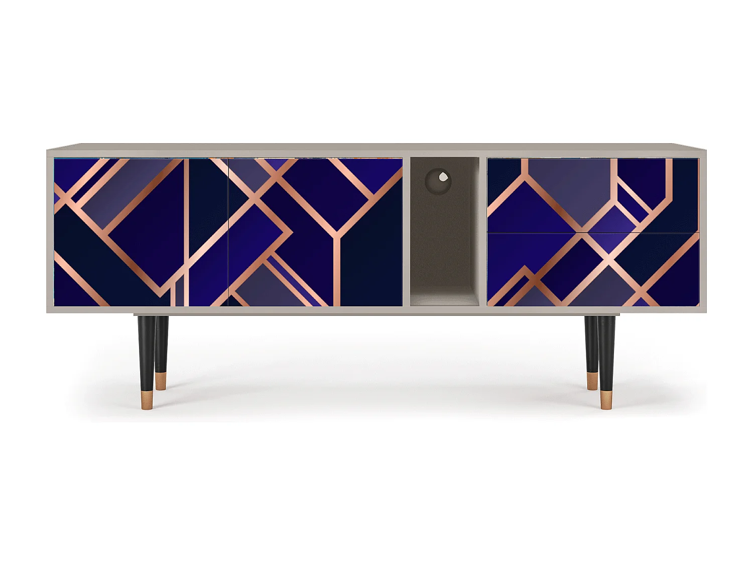 Mueble de TV - 170х69х48 cm - T1 - Aquamarine Getsby, Arena