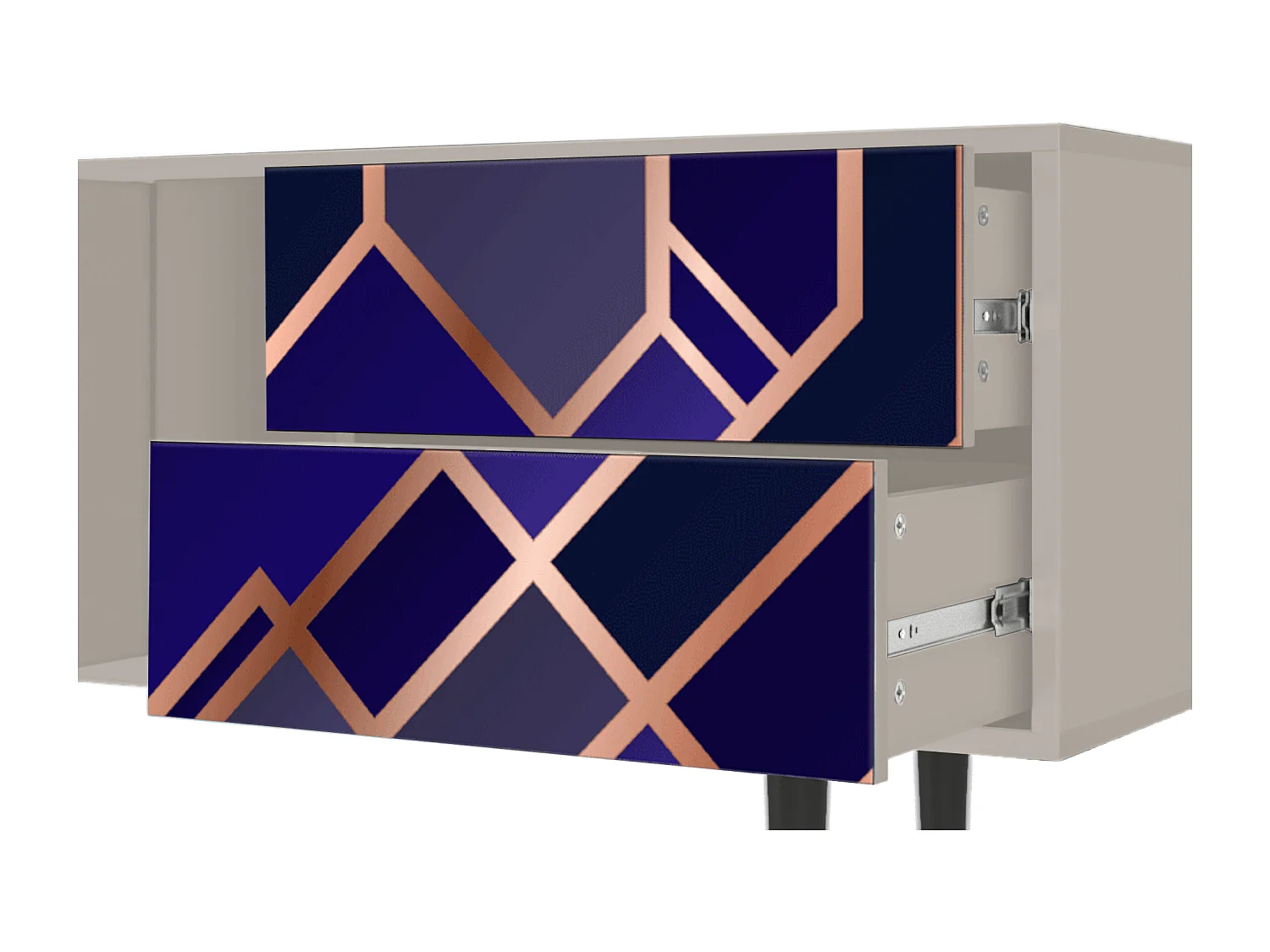 Mueble de TV - 170х69х48 cm - T1 - Aquamarine Getsby, Arena