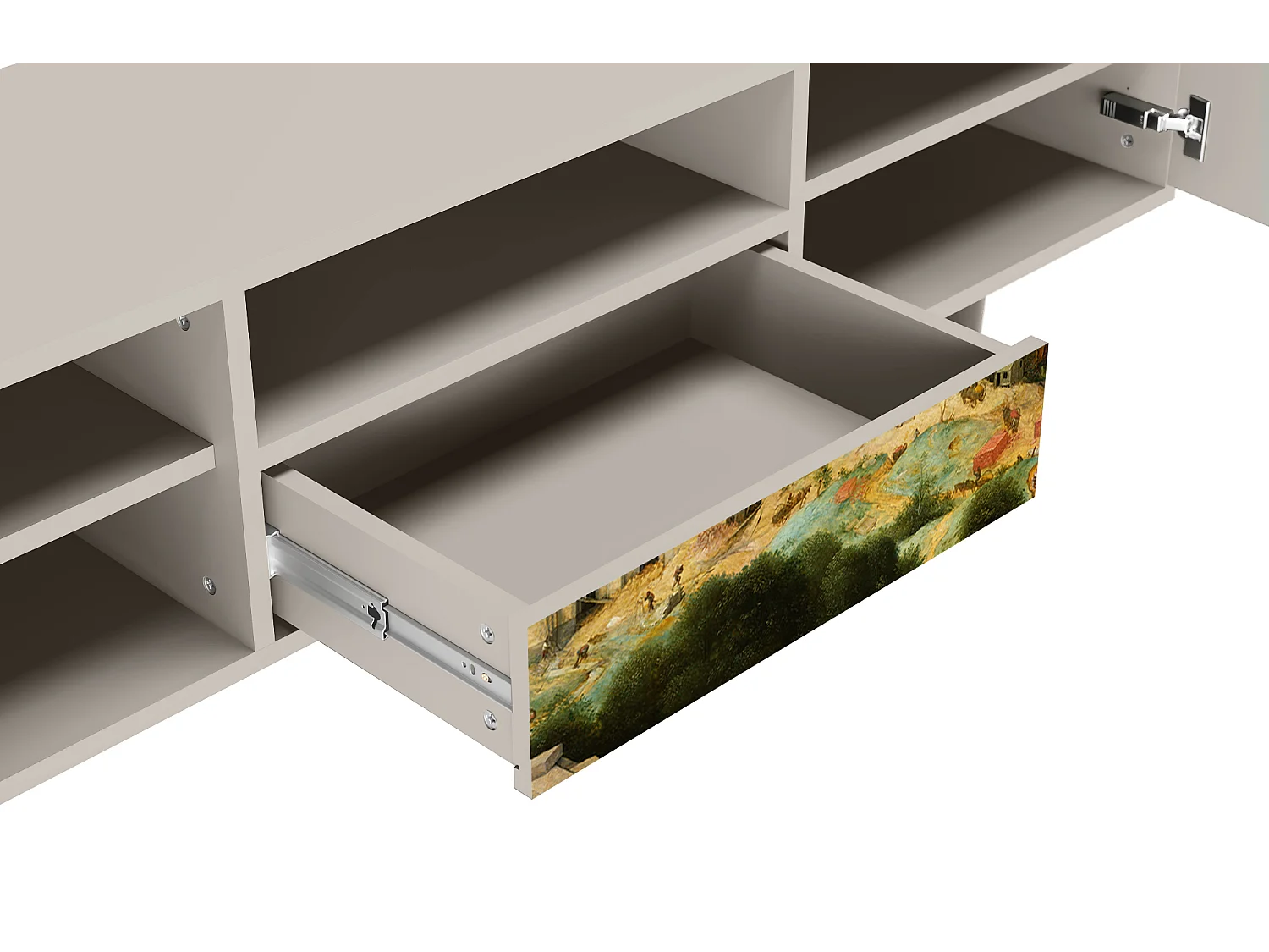 TV-Möbel - 170х59х41 cm - T6 - Elder The Tower, Sand