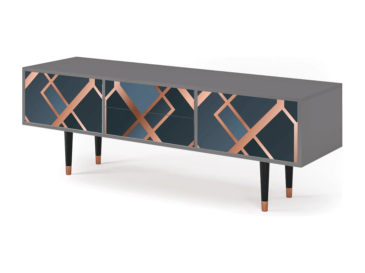 TV-Möbel - 170х59х48 cm - T4 - Ashy 1920', Grau