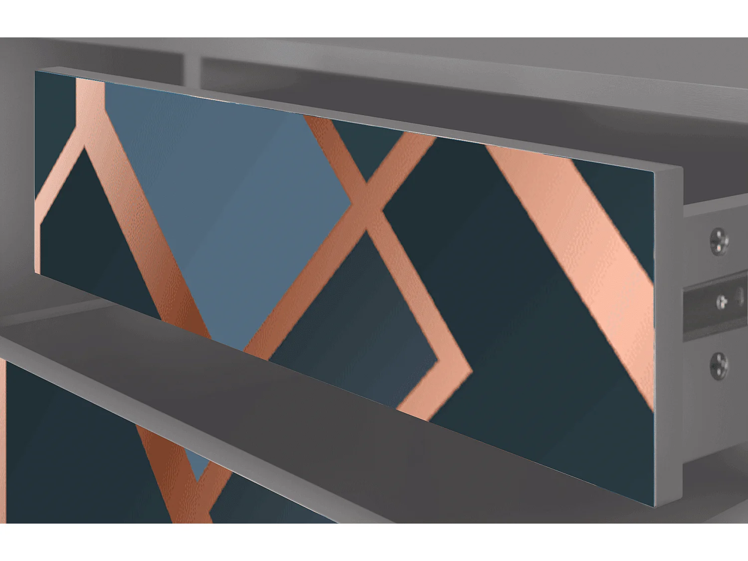 TV-Möbel - 170х59х48 cm - T4 - Ashy 1920', Grau