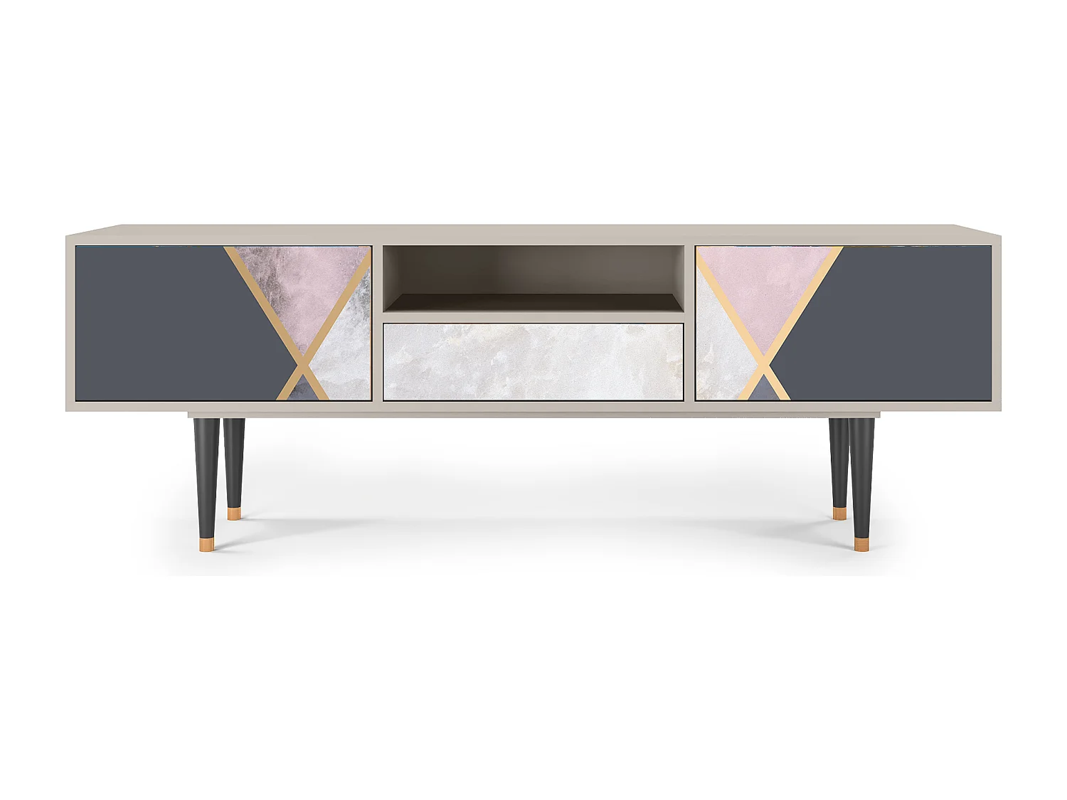 Meuble TV - 170х59х41 cm - T6 - Ideal Harmony, Sable