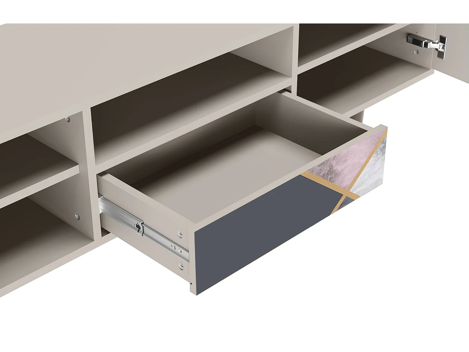 Meuble TV - 170х59х41 cm - T6 - Ideal Harmony, Sable