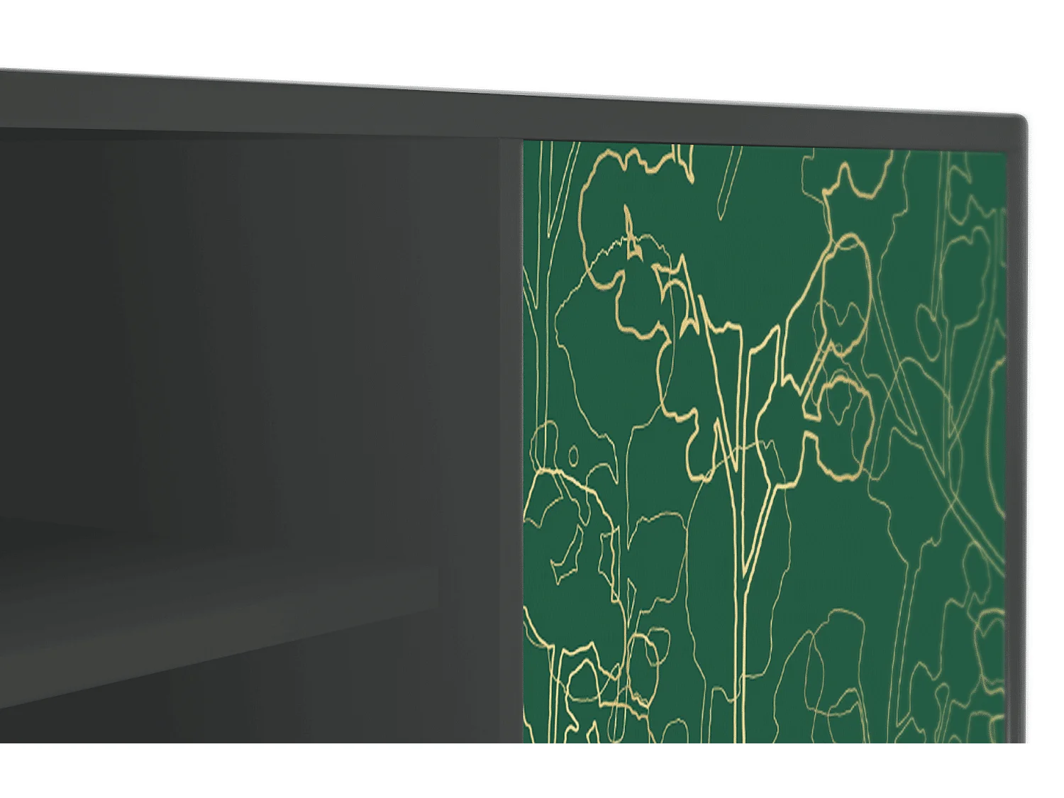 Mueble de TV - 170х69х48 cm - T2 - Emerald Forest, Antracite