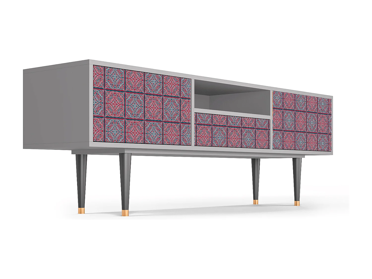 Mobile TV - 170х59х41 cm - T6 - Riviera Mosaic, Grigio