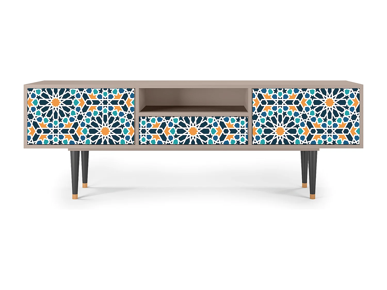 TV-Möbel - 170х59х41 cm - T6 - Kaleidoscope, Latte