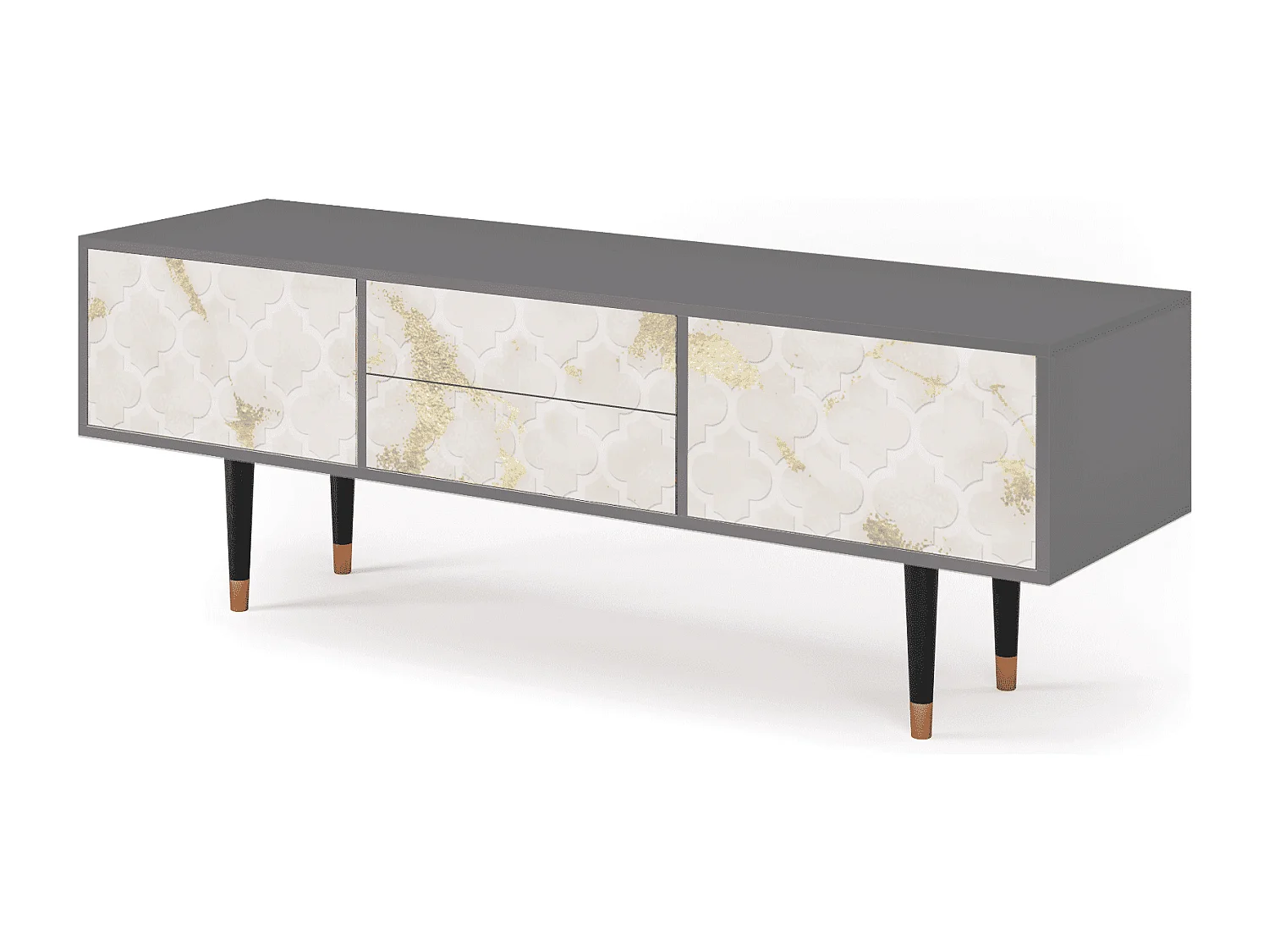 TV-meubel - 170х59х48 cm - T4 - Sahara desert, Grijs