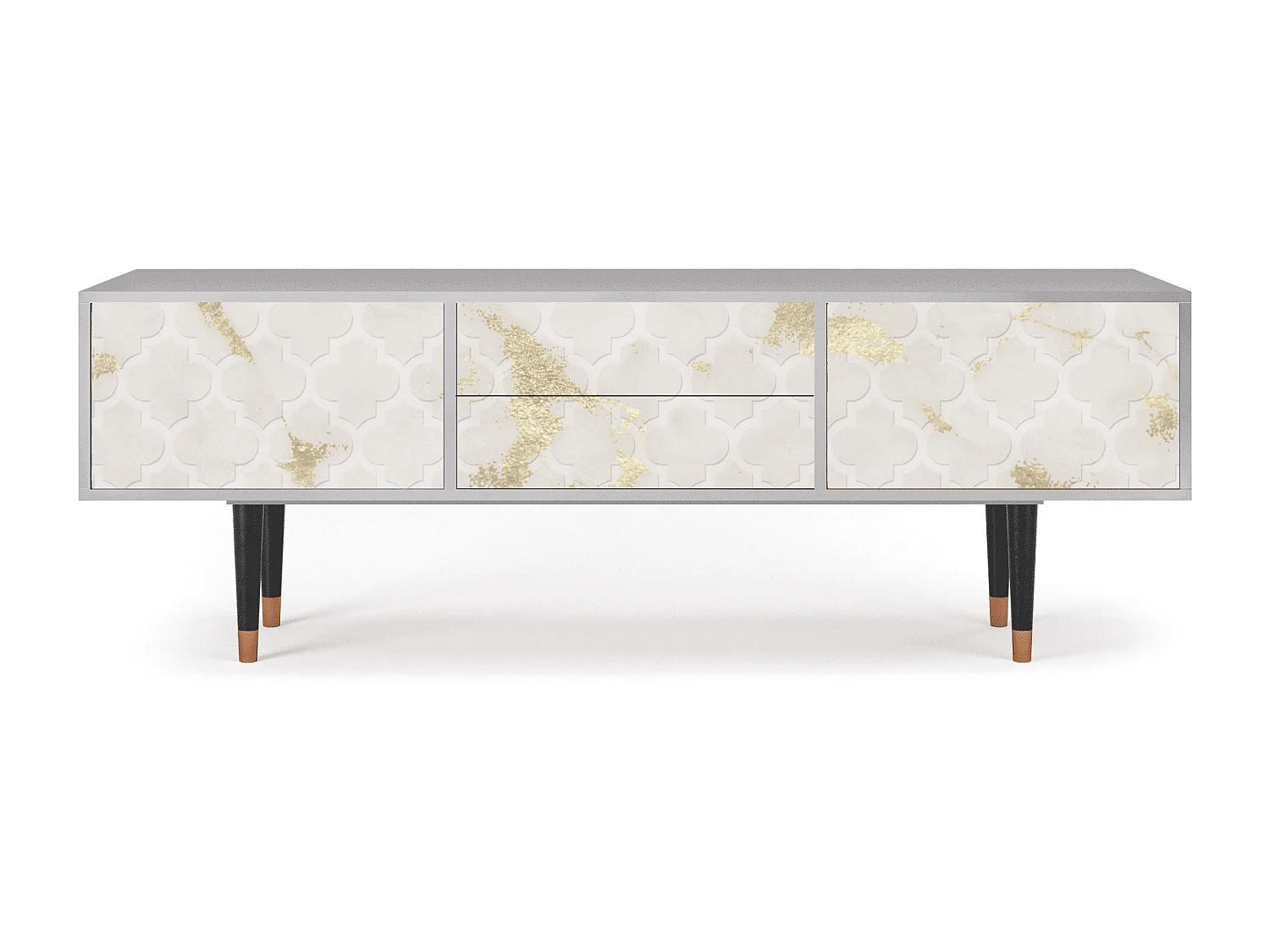 Mueble de TV - 170х59х48 cm - T4 - Sahara desert, Cinza