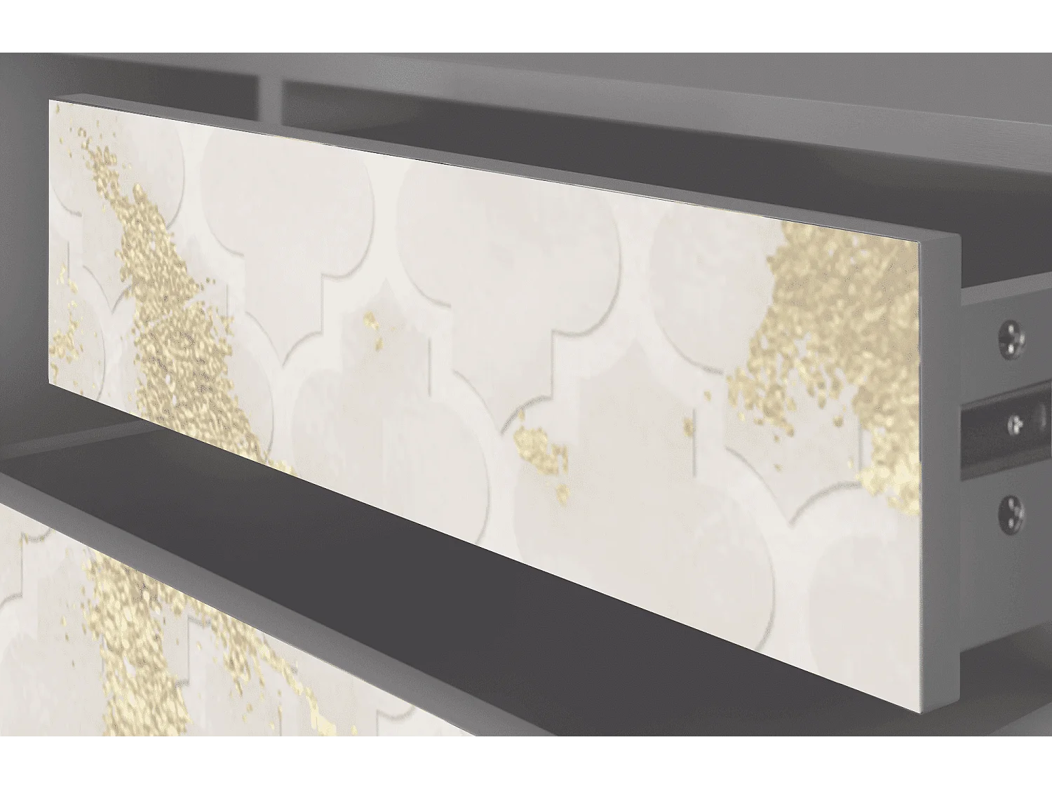 Mueble de TV - 170х59х48 cm - T4 - Sahara desert, Cinza