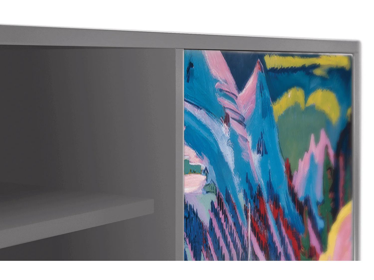 TV-meubel - 170х69х48 cm - T2 - Davos Winter, Grijs