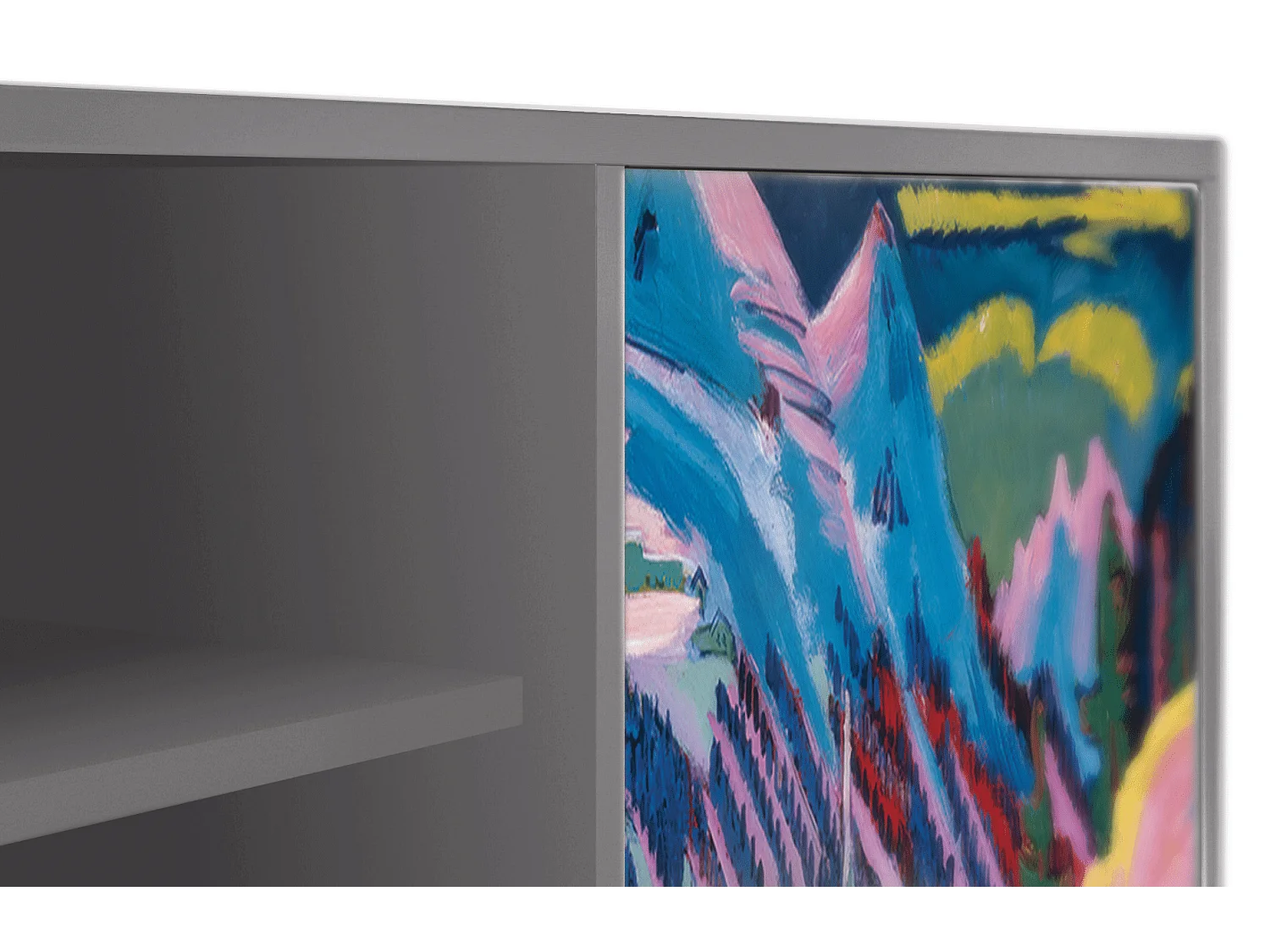 TV-meubel - 170х69х48 cm - T2 - Davos Winter, Grijs