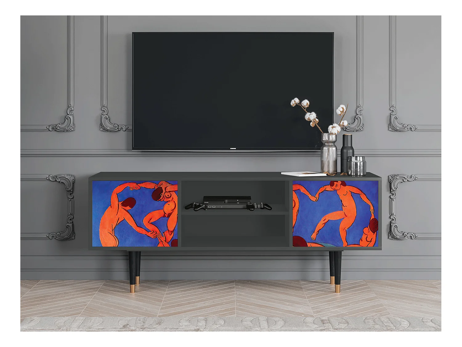 Meuble TV - 170х69х48 cm - T2 - The Dance by Matisse , Anthracite