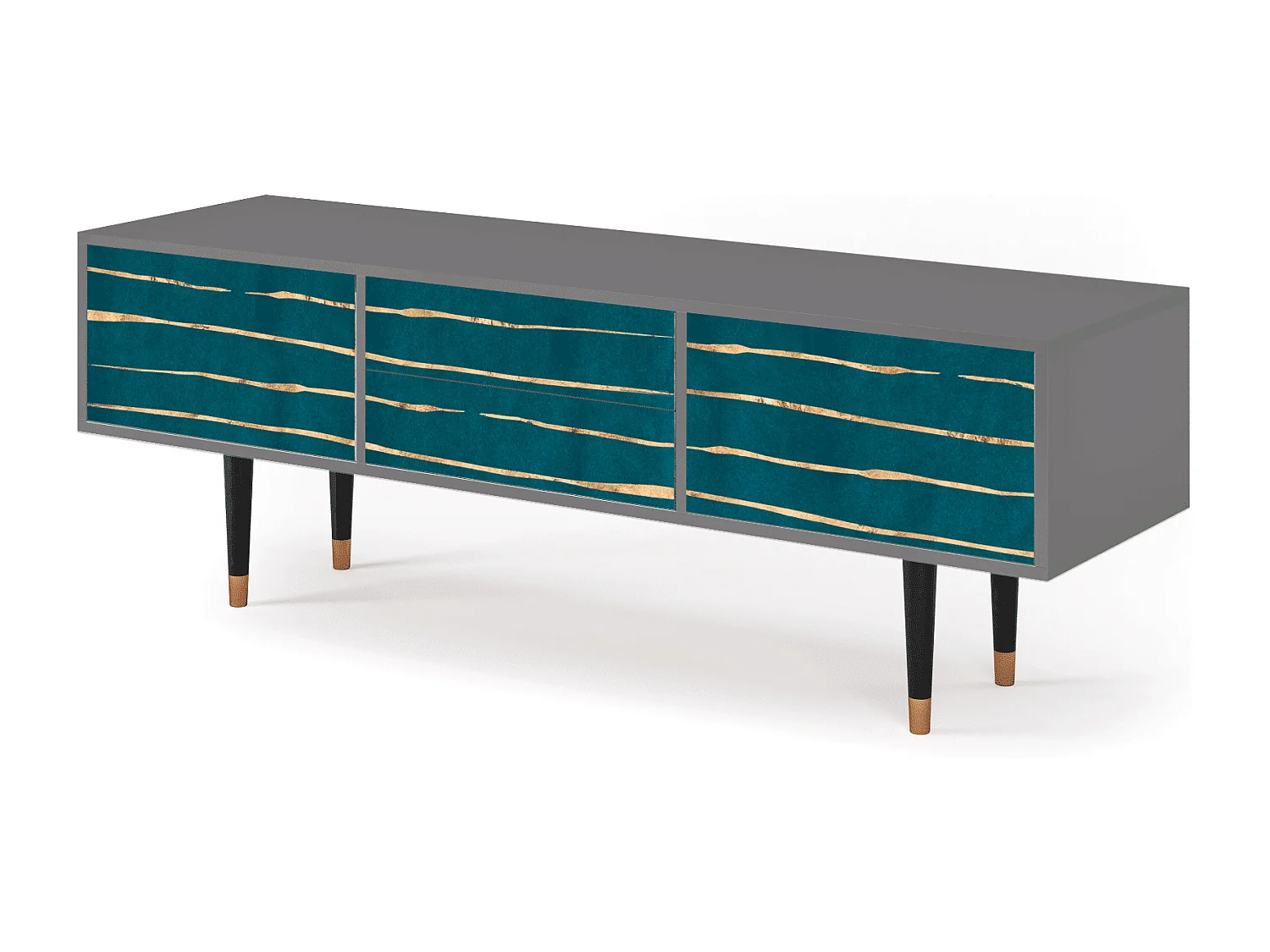 Meuble TV - 170х59х48 cm - T4 - Ocean Drive, Gris