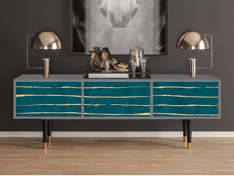 Meuble TV - 170х59х48 cm - T4 - Ocean Drive, Gris