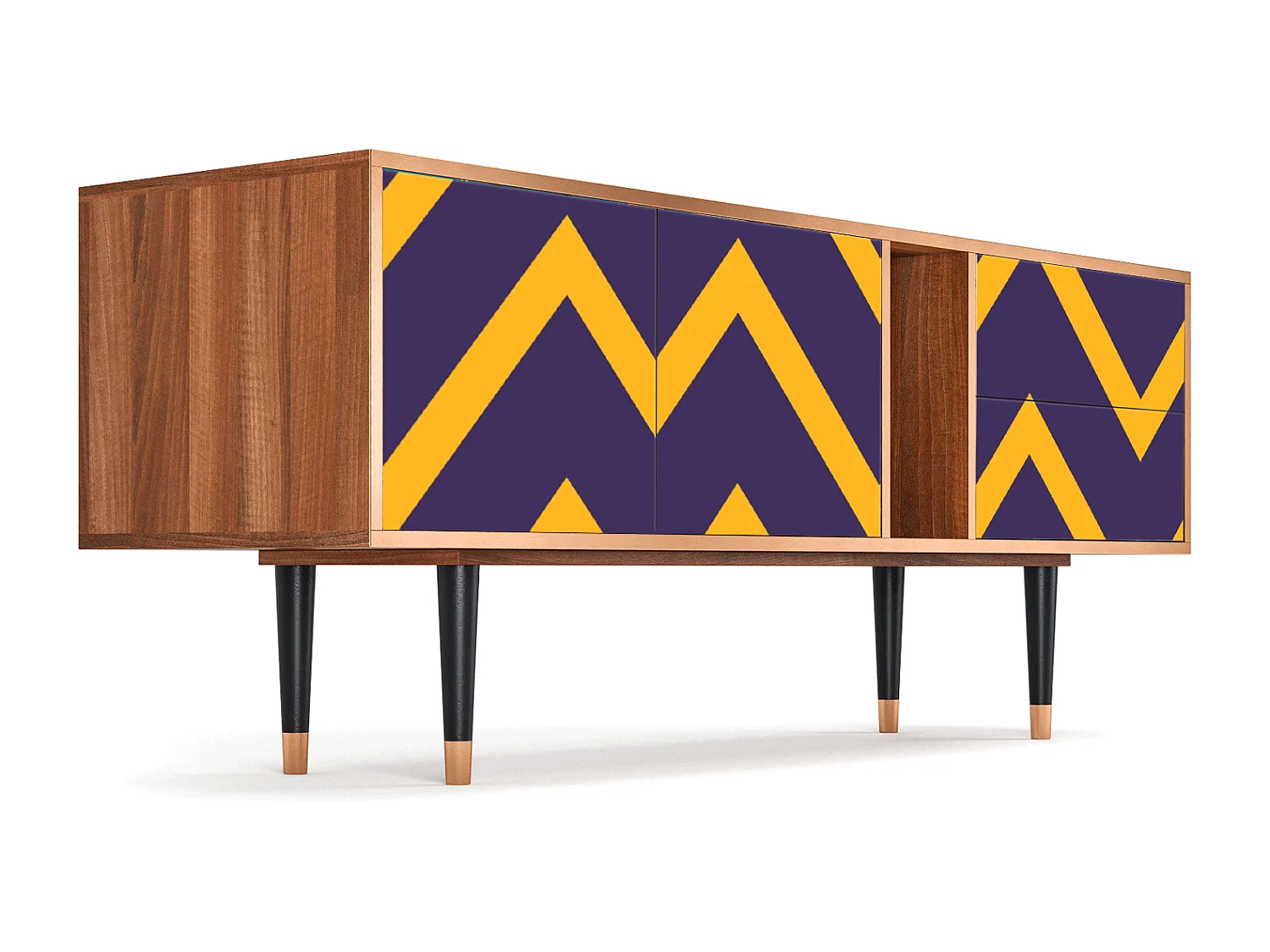 Mueble de TV - 170х69х48 cm - T1 - The Brightest Way, Nogal