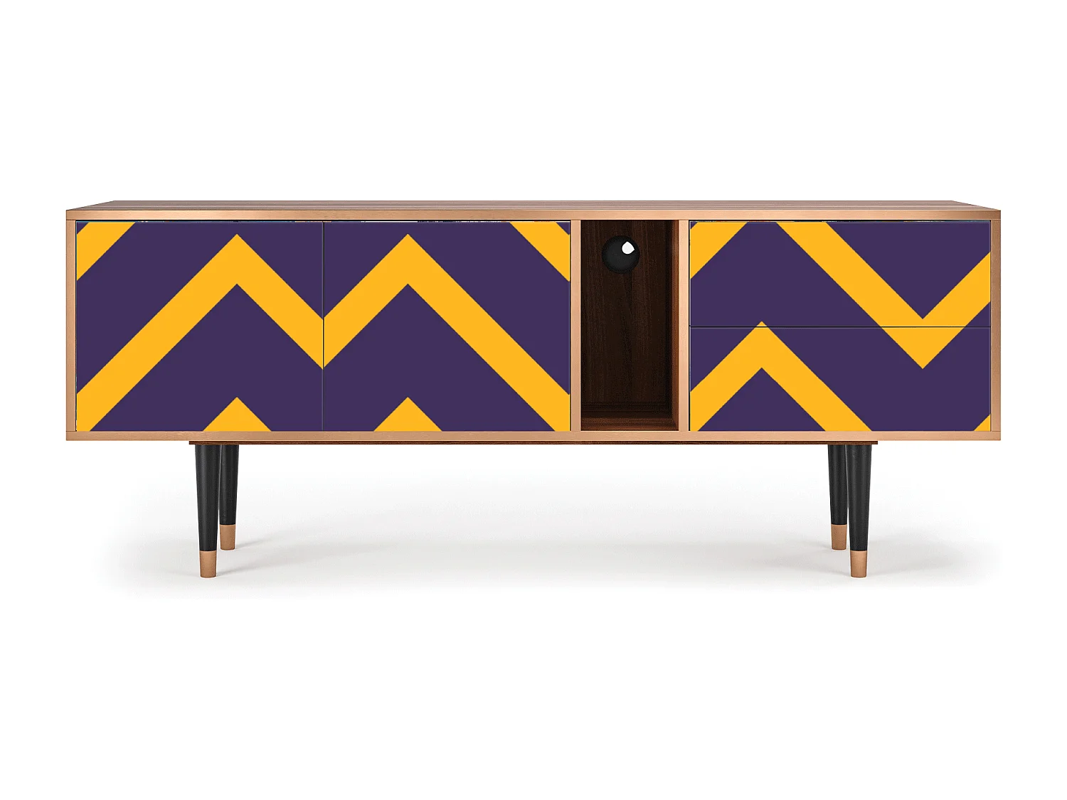 Meuble TV - 170х69х48 cm - T1 - The Brightest Way, Noyer