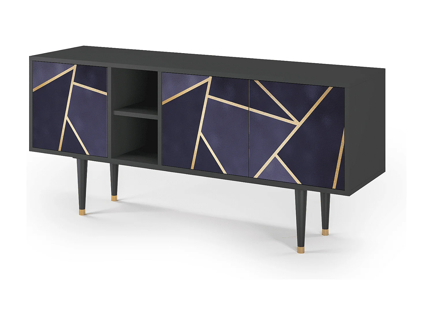 TV-Möbel - 150х69х41 cm - T5 - The Amethyst, Anthrazit