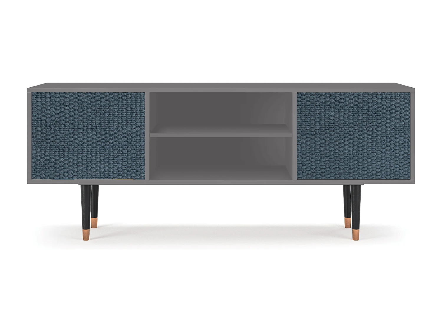 TV-meubel - 170х69х48 cm - T2 - Knitted Pattern, Grijs