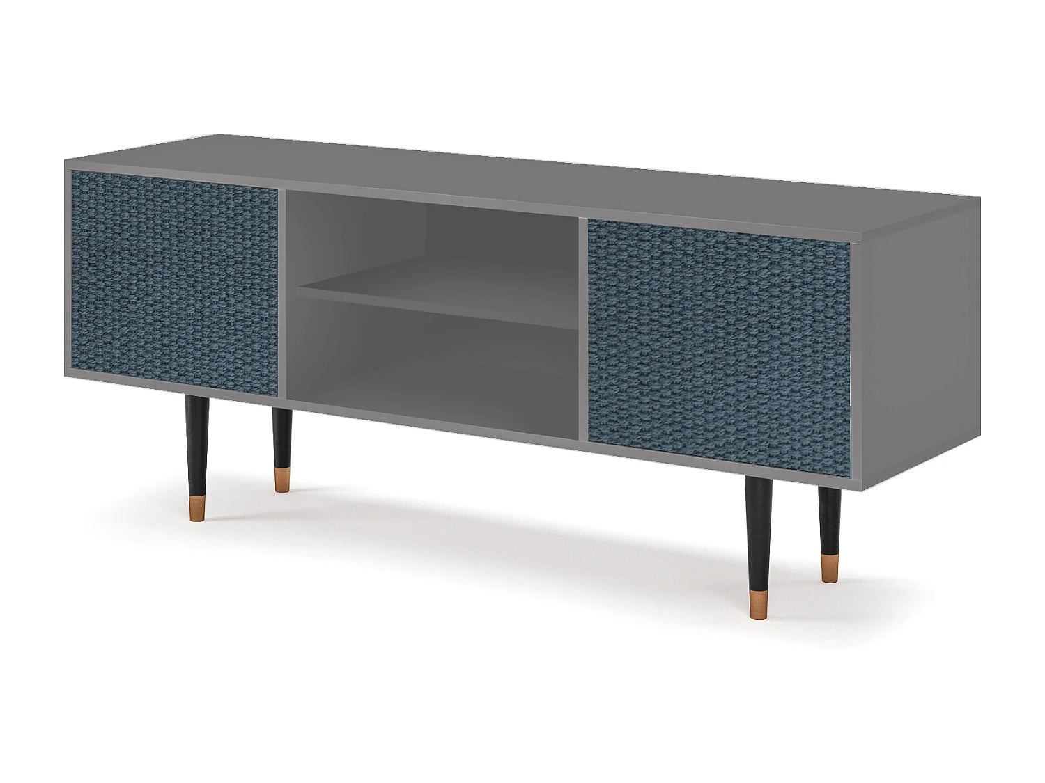 TV-meubel - 170х69х48 cm - T2 - Knitted Pattern, Grijs