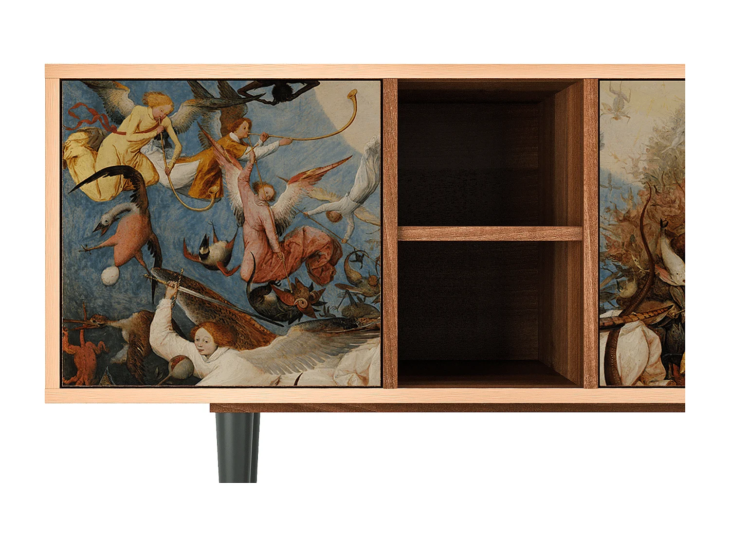 Meuble TV - 150х69х41 cm - T5 - The Fall, Noyer