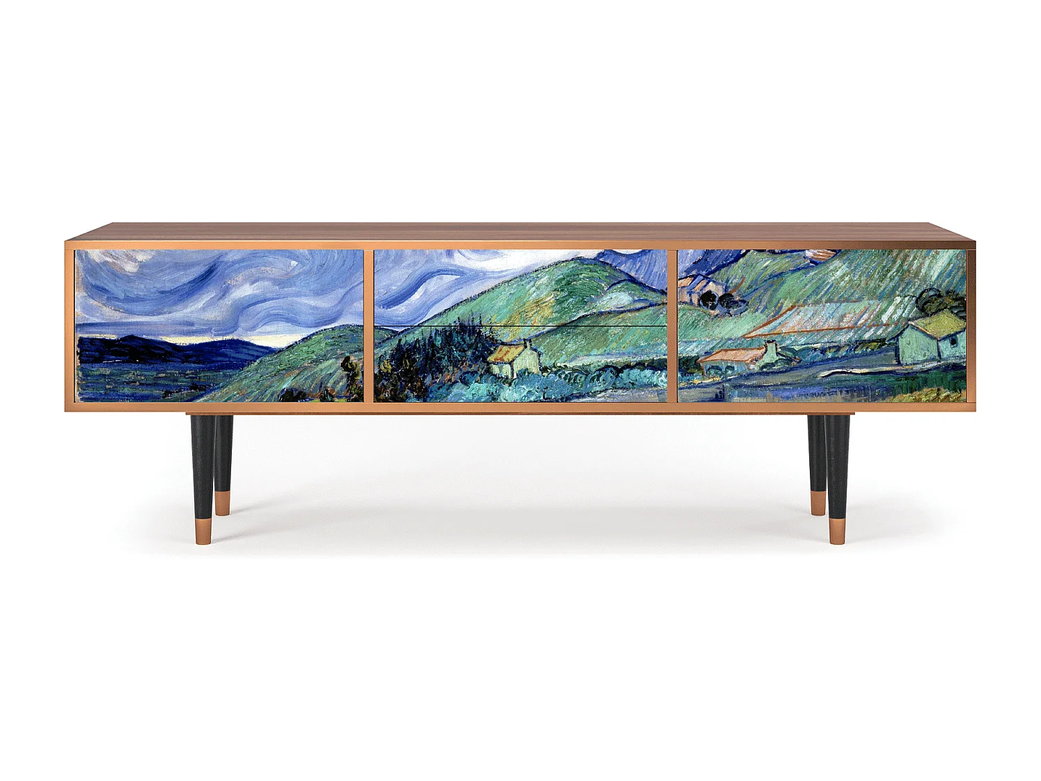 TV-meubel - 170х59х48 cm - T4 - Landscape, Walnoot