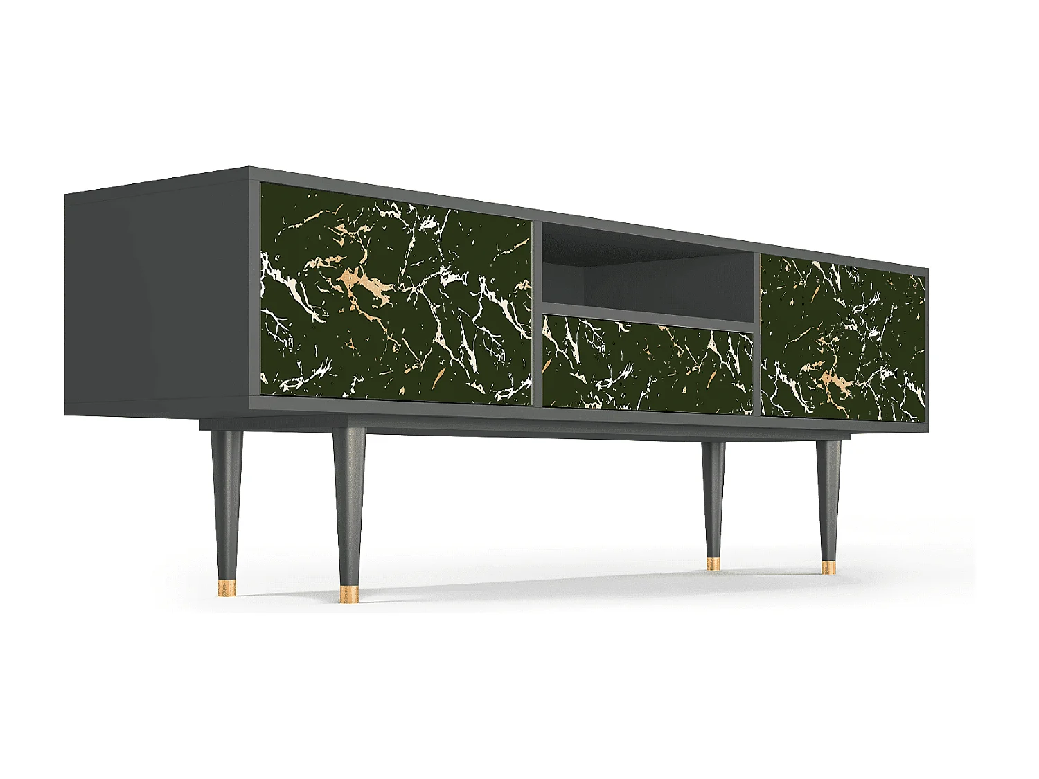 TV-meubel - 170х59х41 cm - T6 - Amazon Forest, Antraciet