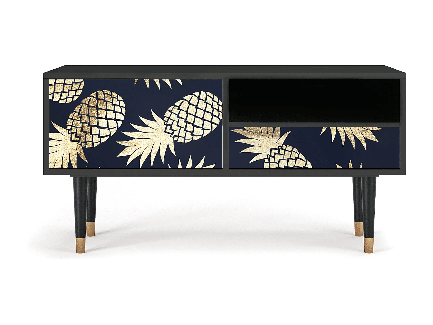 Mobile TV - 115х59х48 cm - T3 - Sunny Pineaple, Antracite