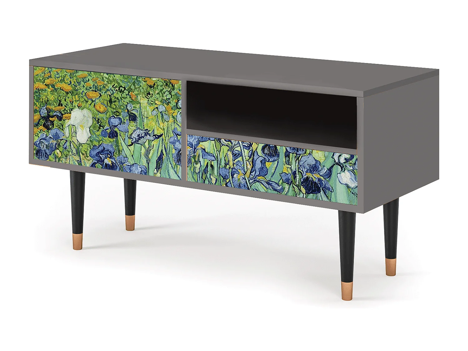 TV-Möbel - 115х59х48 cm - T3 - Irises , Grau