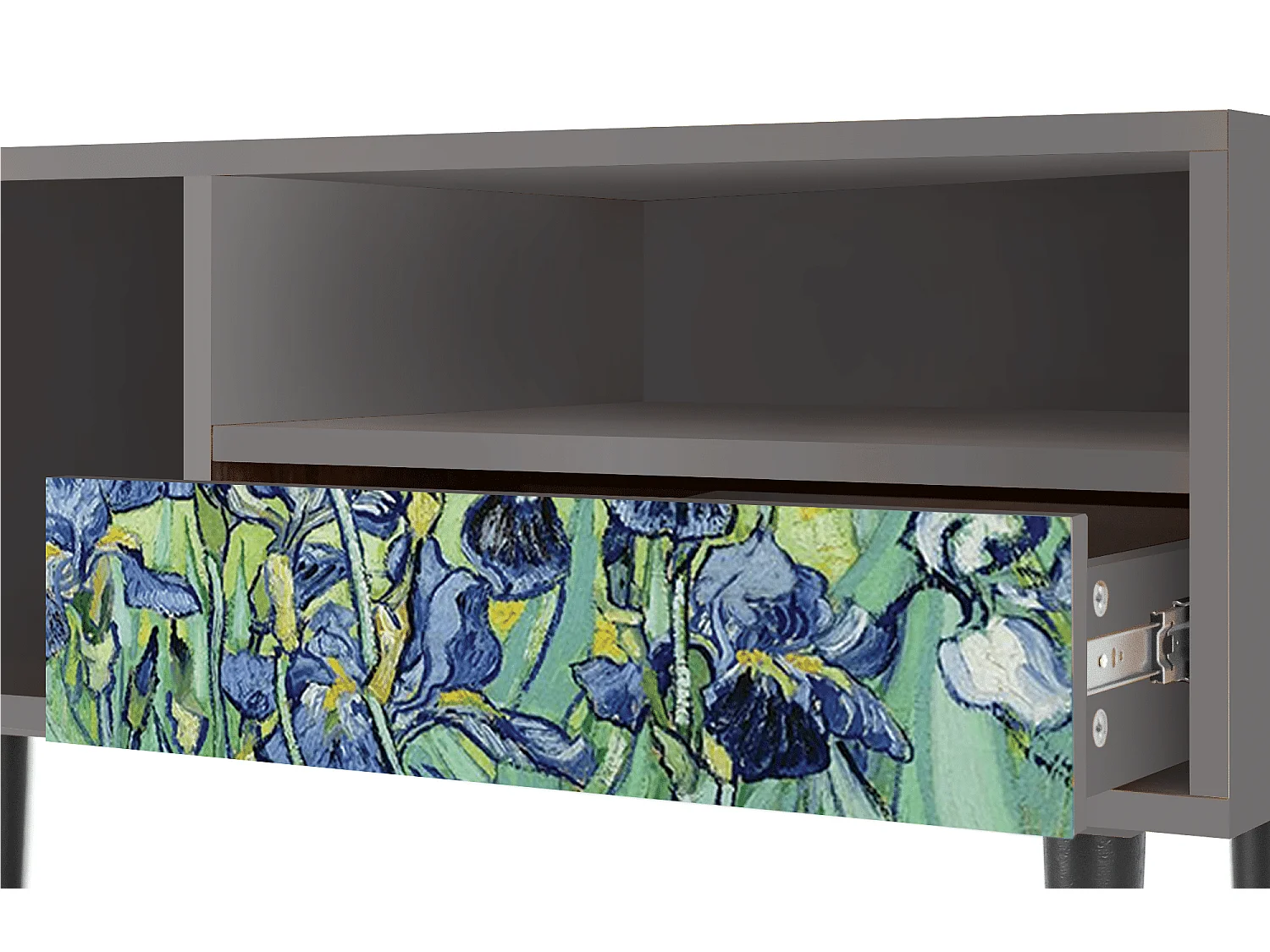 TV-Möbel - 115х59х48 cm - T3 - Irises , Grau