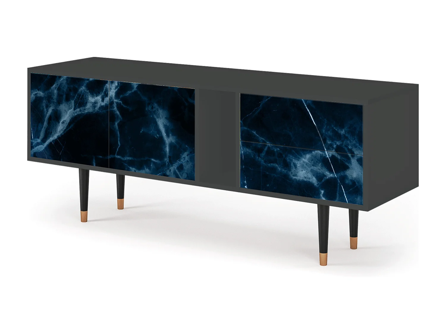 Mobile TV - 170х69х48 cm - T1 - Deep Ocean, Antracite