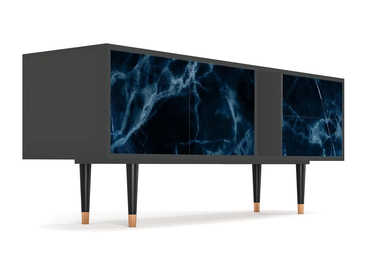 Mobile TV - 170х69х48 cm - T1 - Deep Ocean, Antracite