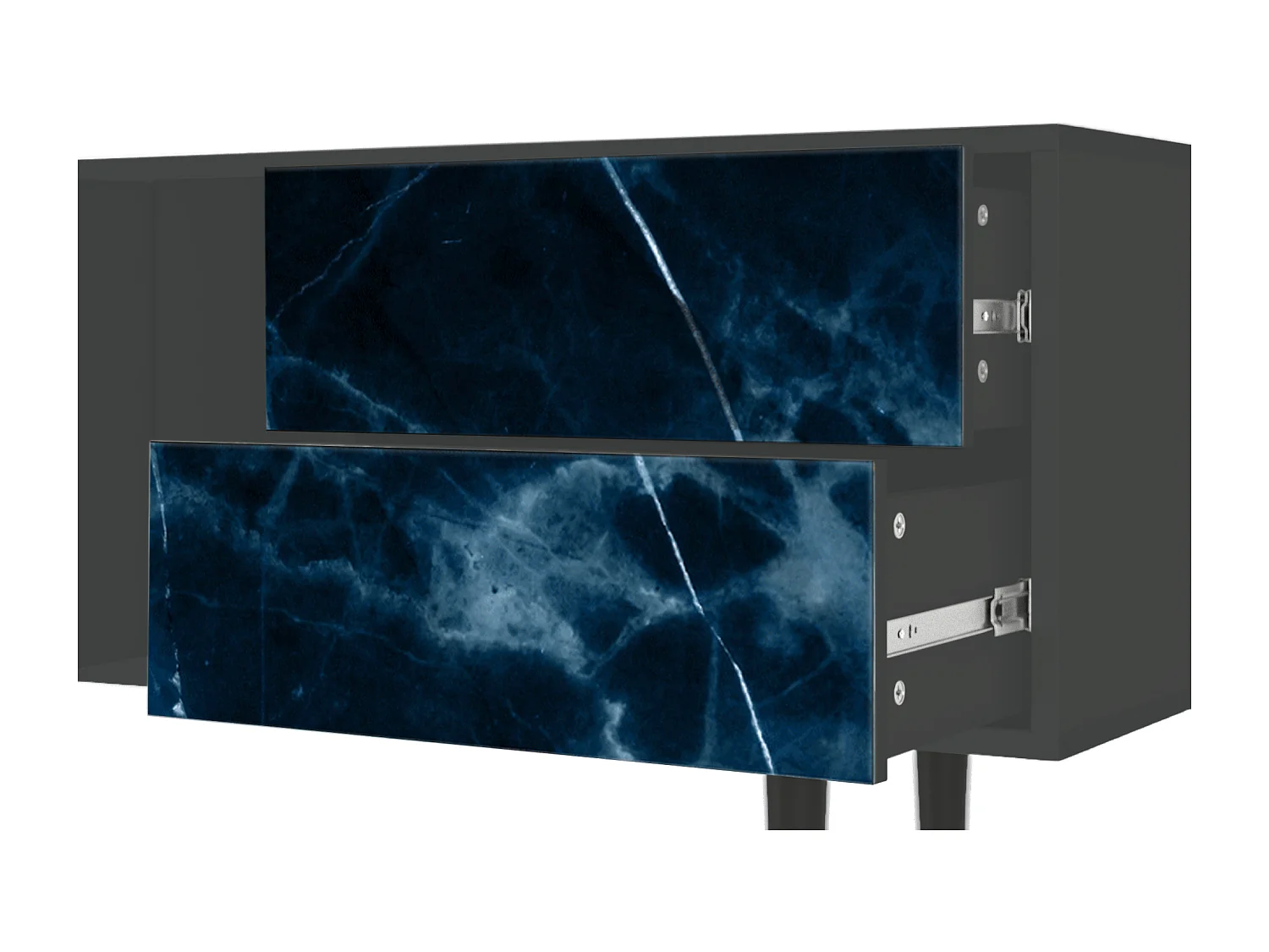 Mobile TV - 170х69х48 cm - T1 - Deep Ocean, Antracite