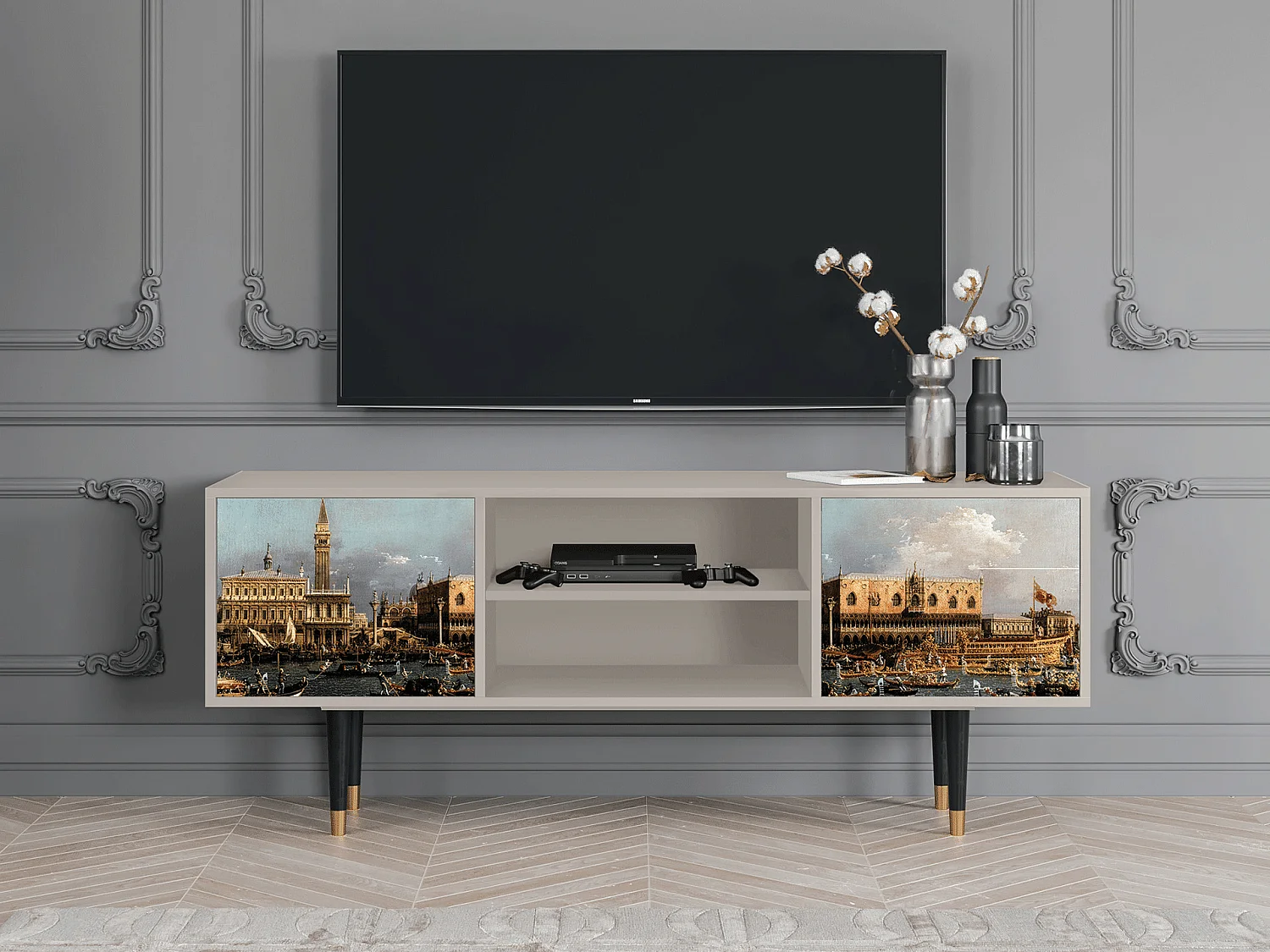 TV-meubel - 170х69х48 cm - T2 - The Bucintoro, Zand