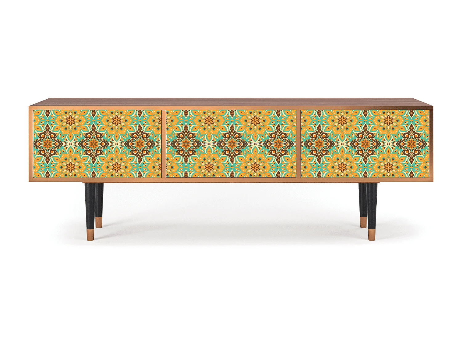 Mobile TV - 170х59х48 cm - T4 - Indian Spices, Noce