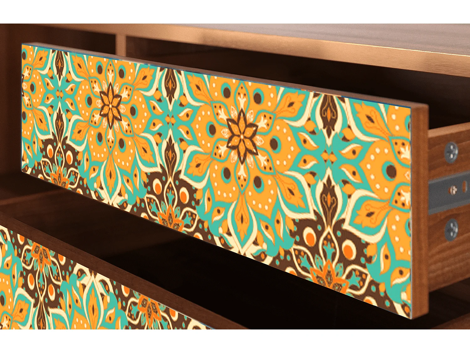 Meuble TV - 170х59х48 cm - T4 - Indian Spices, Noyer