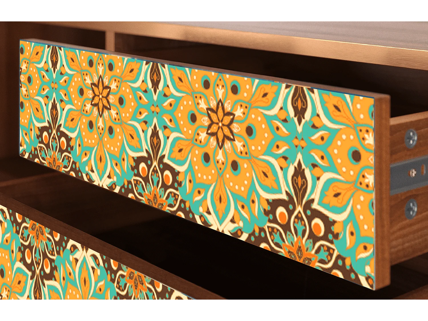 Mobile TV - 170х59х48 cm - T4 - Indian Spices, Noce