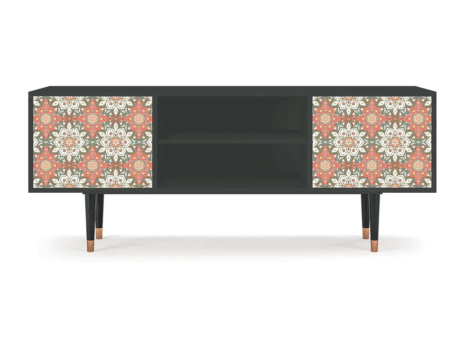 Meuble TV - 170х69х48 cm - T2 - Peach Grove, Anthracite