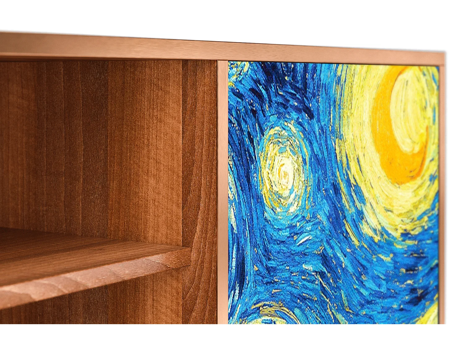 Mobile TV - 170х69х48 cm - T2 - The Starry Night  , Noce