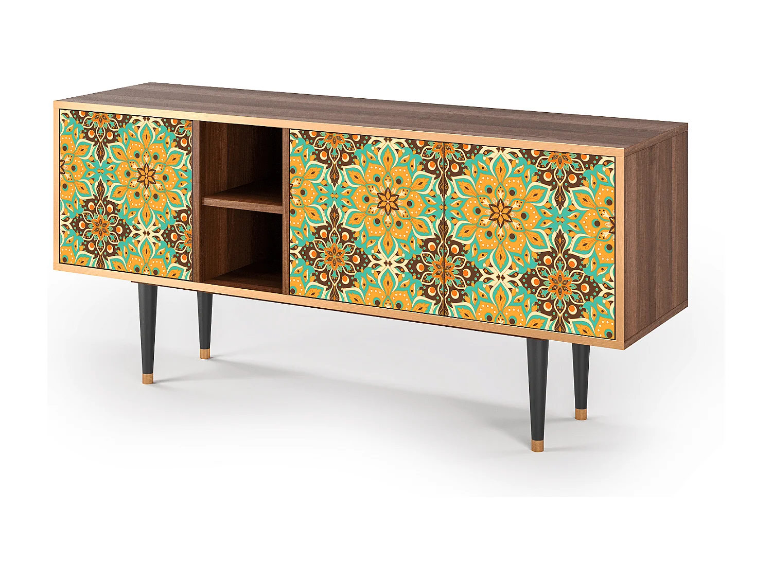 Meuble TV - 150х69х41 cm - T5 - Indian Spices, Noyer