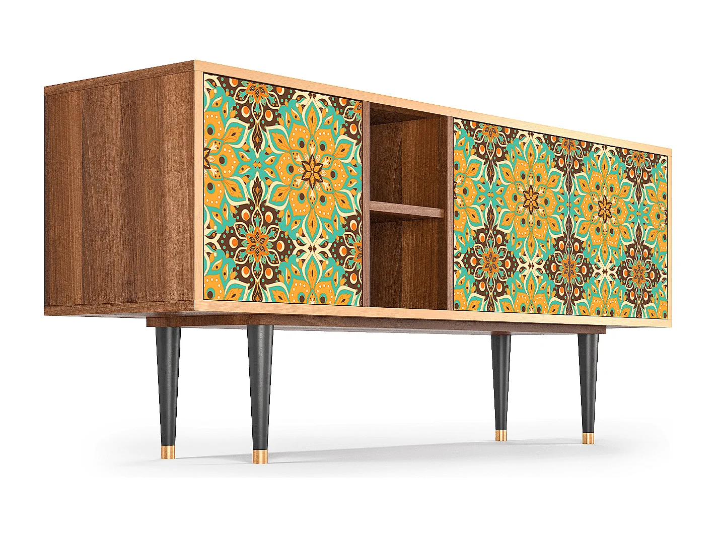 Meuble TV - 150х69х41 cm - T5 - Indian Spices, Noyer